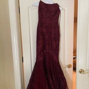 Prom Dress Size 8 Deep burgundy red